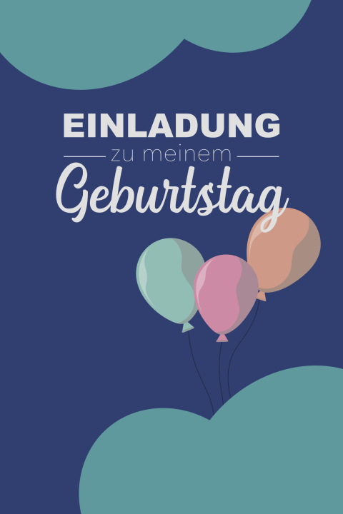 Luftballon Einladung