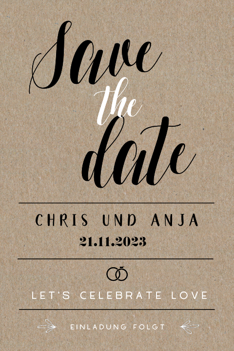 Save The Date Karten Zur Hochzeit Selbst Gestalten Paperlounge